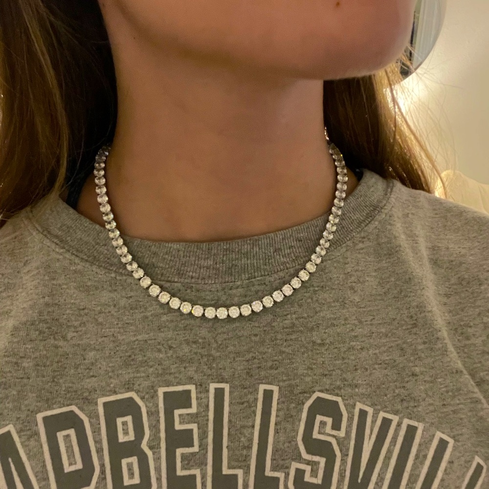 Macys 16 in diamond necklace